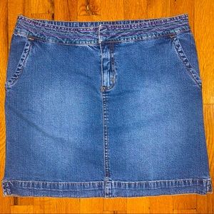 Lilly Pulitzer Vintage Denim Skirt